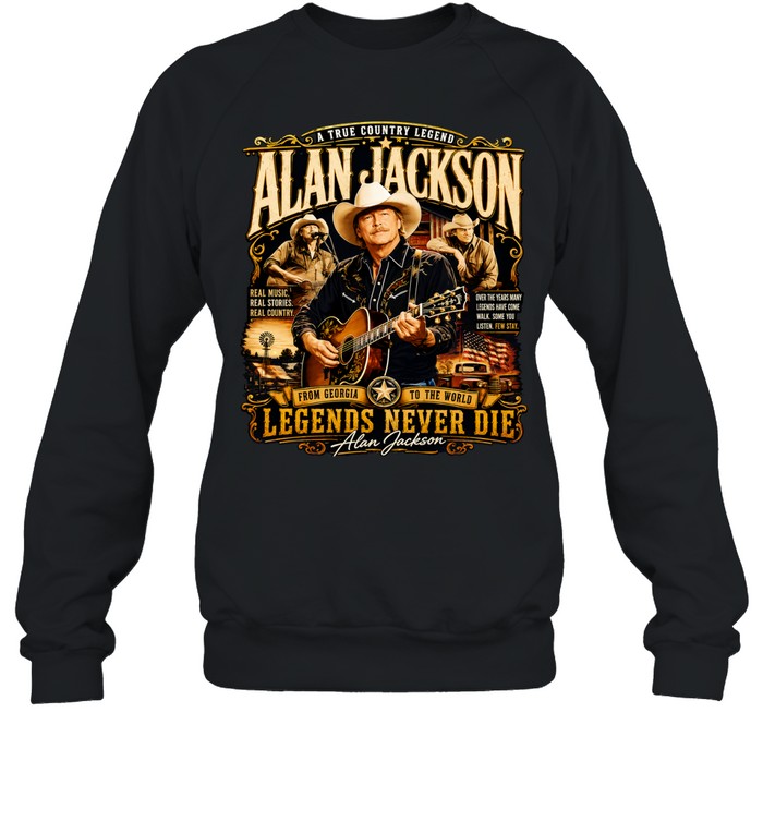 A true country legend AJ legends never die vintage Sweatshirt