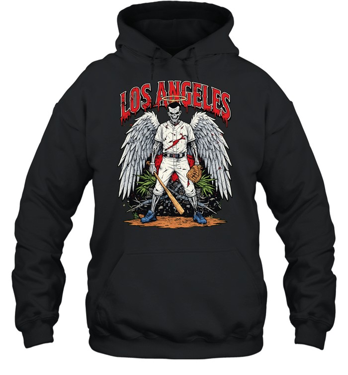 Angelic Baseball Player LOS ANGELES Sport Hoodie