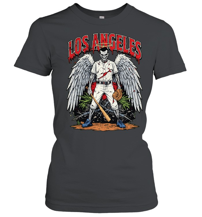 Angelic Baseball Player LOS ANGELES Sport Women T-Shirt