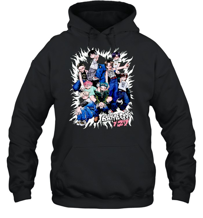 Battlecode 127 Anime Manga Style Characters Pose Hoodie