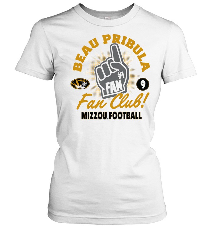 Beau Pribula no 1 fan club Missouri Tigers Women T-Shirt