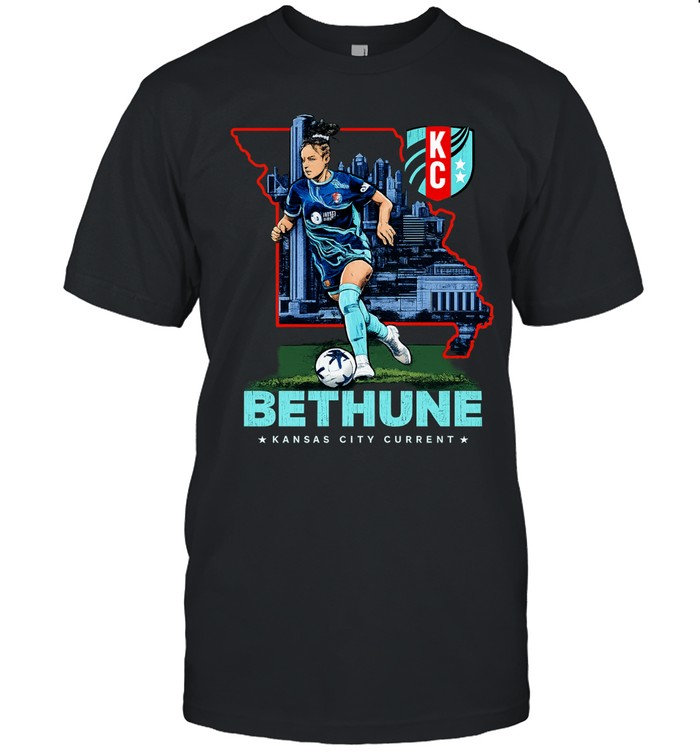 Bethune Kansas City Current soccer skyline Unisex T-Shirt