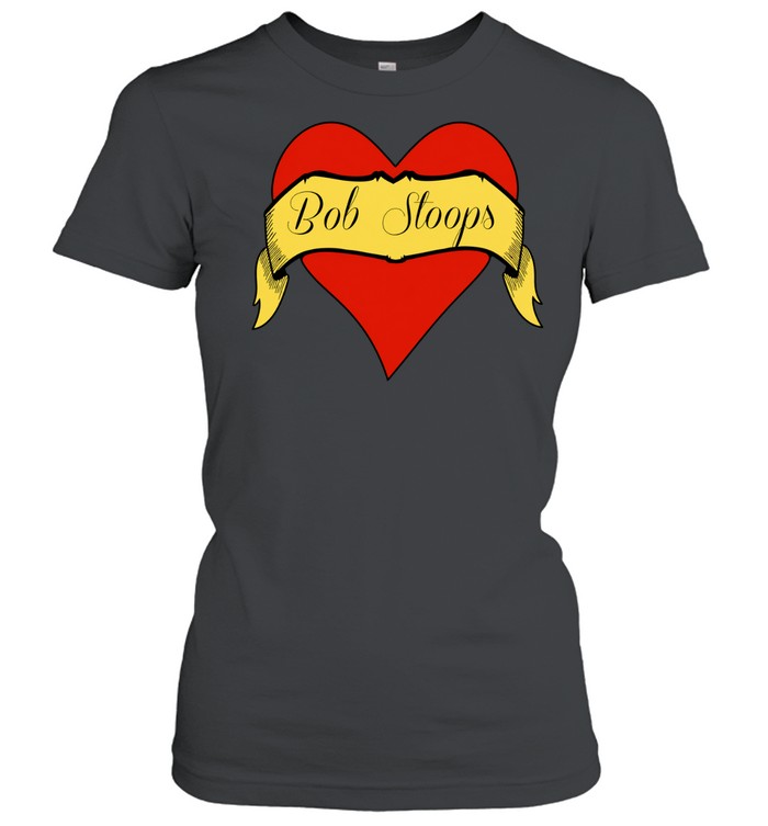 Bob Stoops Heart Banner Oklahoma Sooners Women T-Shirt
