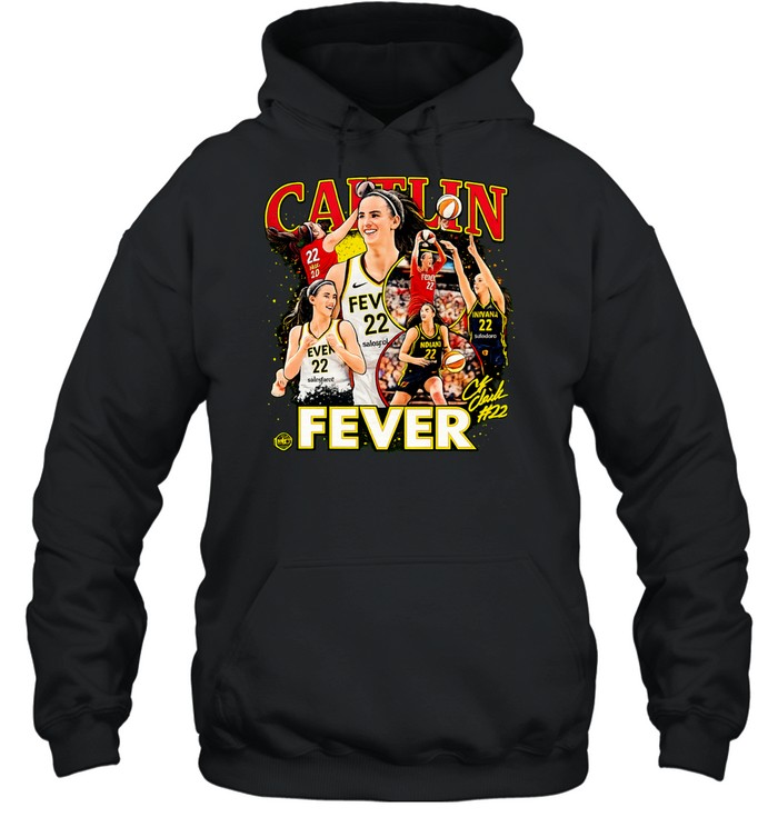 Caitlin Clark Indiana Fever Collage Signature Hoodie