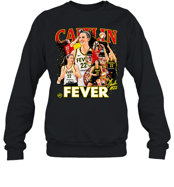 Caitlin Clark Indiana Fever Collage Signature Sweatshirt