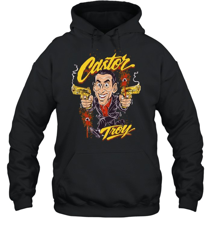 Castor Troy Face Off Nicolas Cage 90s Action Movie Hoodie