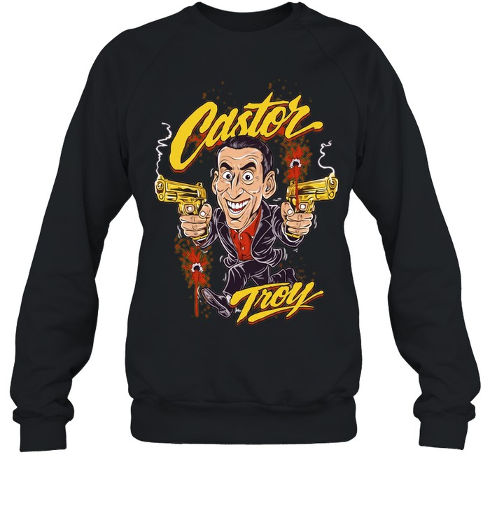 Castor Troy Face Off Nicolas Cage 90s Action Movie Sweatshirt