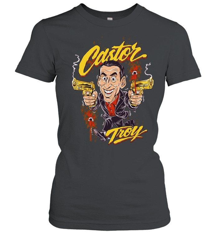 Castor Troy Face Off Nicolas Cage 90s Action Movie Women T-Shirt