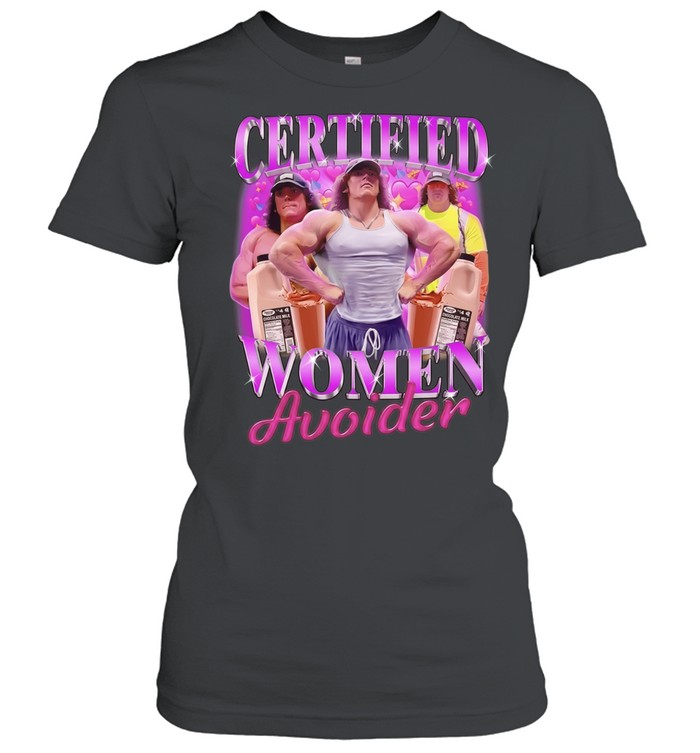 Certified Women Avoider Bodybuilder Chocolate Milk Women T-Shirt