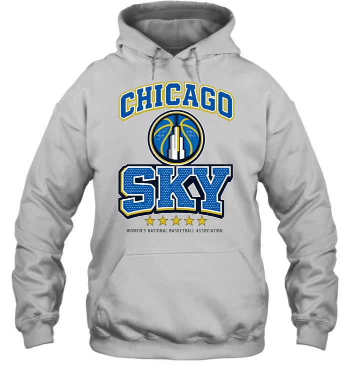 Chicago Sky Women’s National Basketball Association Logo Hoodie
