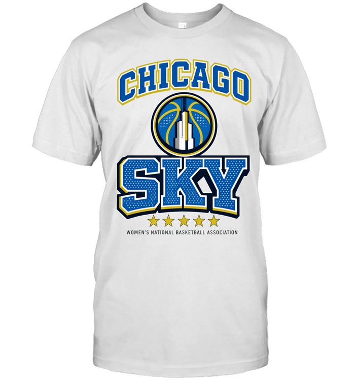 Chicago Sky Women’s National Basketball Association Logo Unisex T-Shirt
