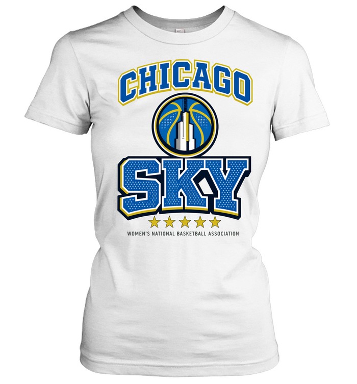 Chicago Sky Women’s National Basketball Association Logo Women T-Shirt