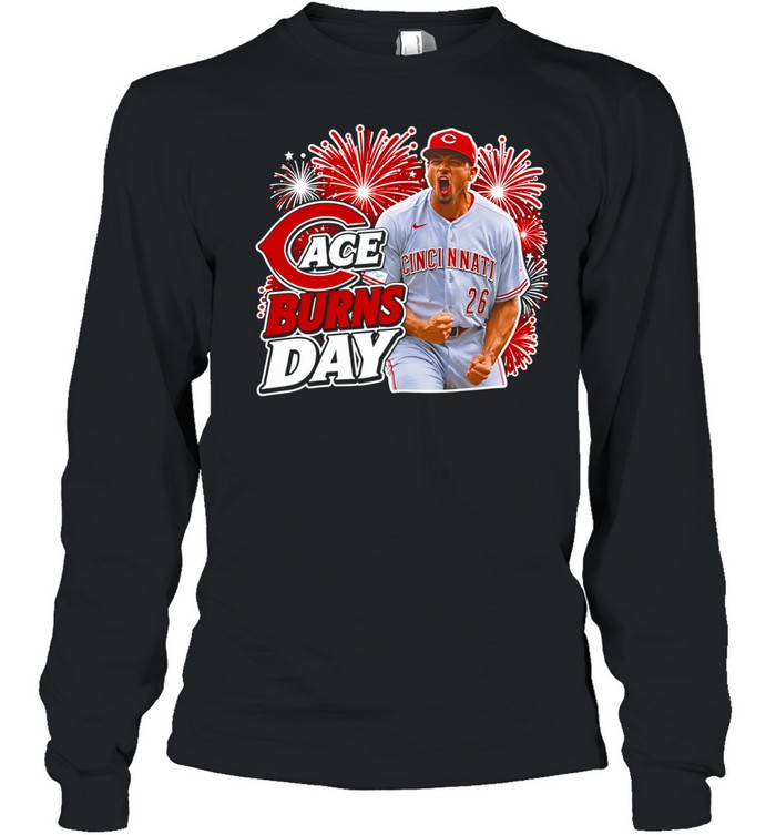 Cincinnati Reds Ace Burns Day Long Sleeve Tee