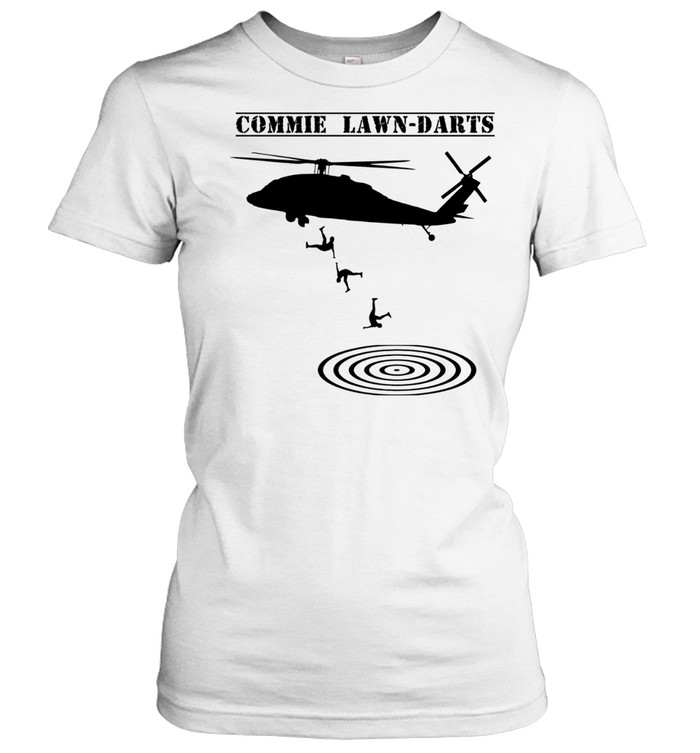 Commie Lawn-Darts Helicopter Paratrooper Meme Women T-Shirt