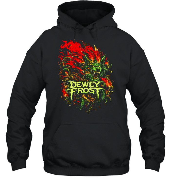 Dewey Frost Horror Wolf Dark Fantasy Hoodie