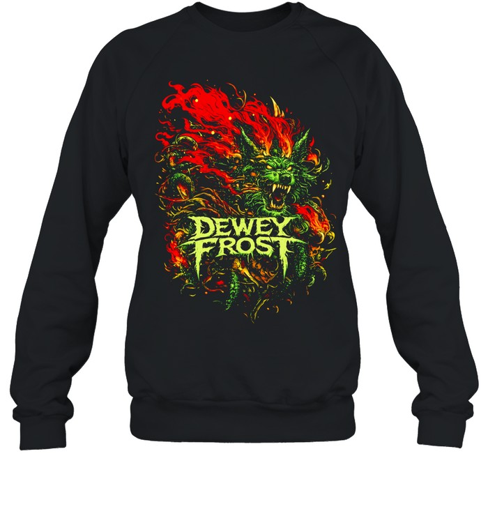 Dewey Frost Horror Wolf Dark Fantasy Sweatshirt