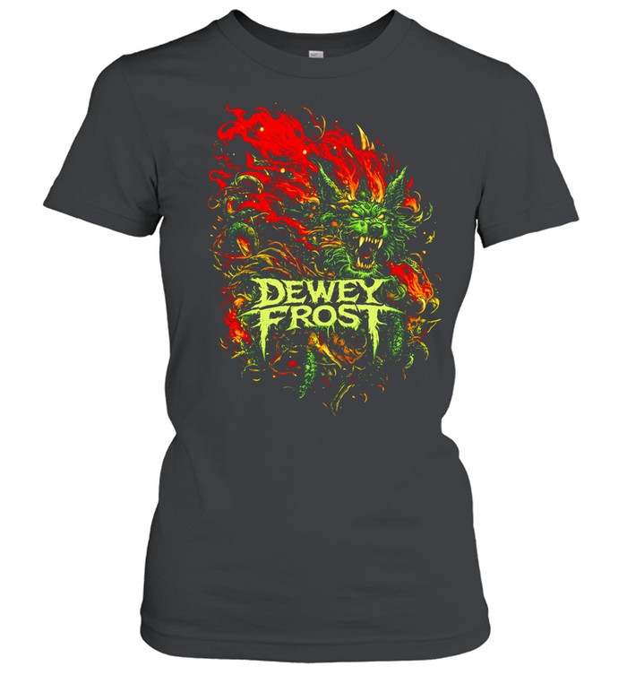 Dewey Frost Horror Wolf Dark Fantasy Women T-Shirt