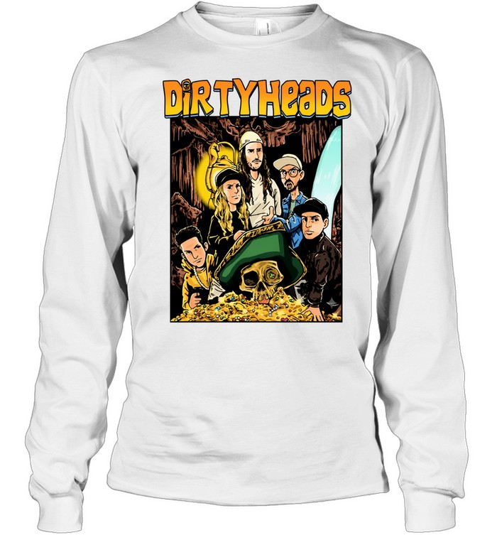 Dirty Heads band treasure cave illustration Long Sleeve Tee