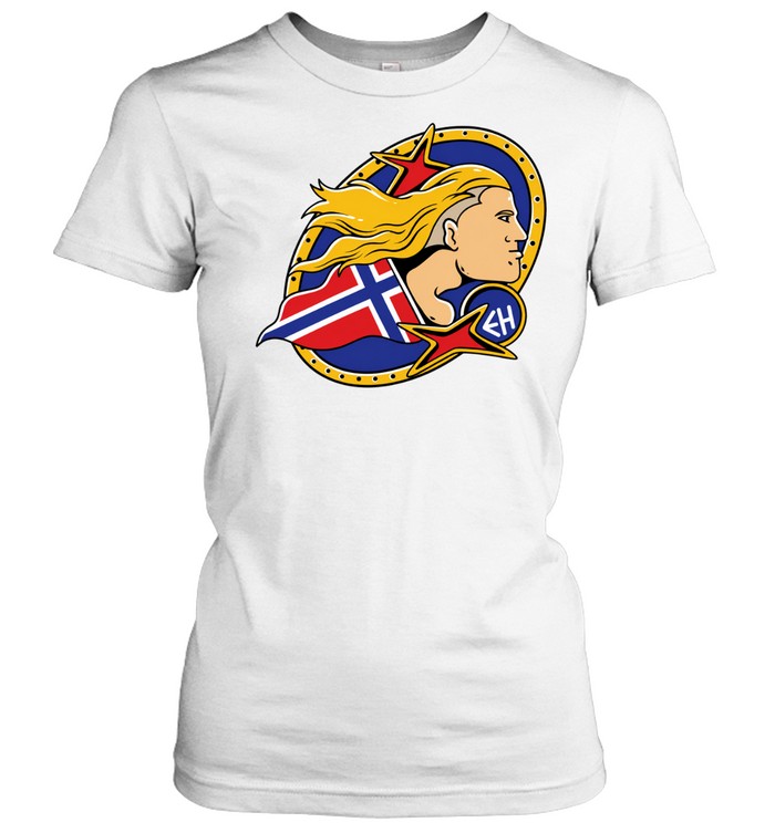 Erling Haaland Norway National Team Soccer World Cup 2026 Logo Women T-Shirt