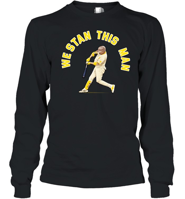 Fernando Tatis Jr San Diego Padres We Stan This Man Long Sleeve Tee