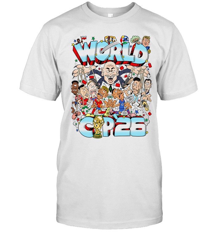 FIFA World Cup 26 Gianni Infantino Puppet Master Caricature Unisex T-Shirt