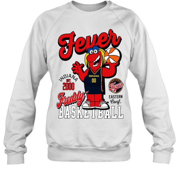 Freddy Indiana Fever Basketball Est 2000 Retro Long Sleeve Tee