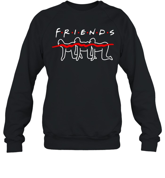 Friends Parody Human Centipede Funny Horror Movie Dark Humor Sweatshirt