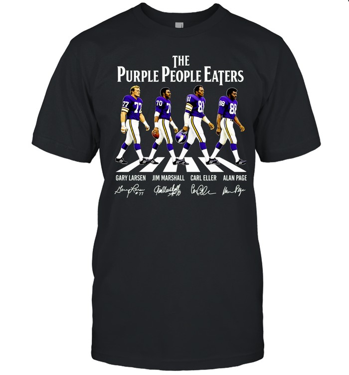 Gary Larsen Jim Marshall Carl Eller Alan Page The Purple People Eaters Unisex T-Shirt