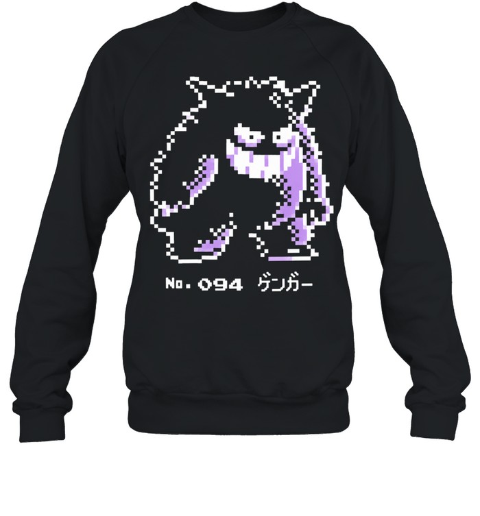 Gengar Pokemon No 094 Gengar Sweatshirt