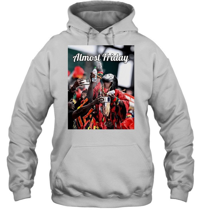 Ghana National Football Team Supporter World Cup 2026 Almost Friday soccer fan Hoodie