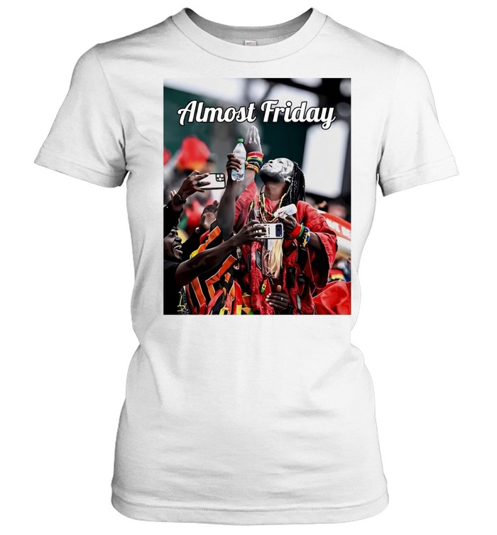 Ghana National Football Team Supporter World Cup 2026 Almost Friday soccer fan Women T-Shirt
