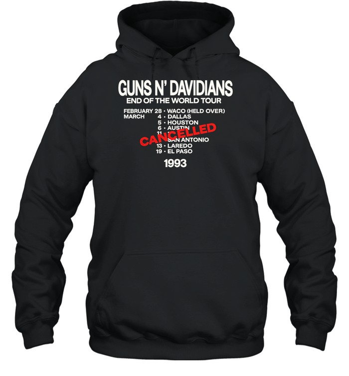 Guns N’ Davidians End of the World Tour 1993 Bootleg Hoodie