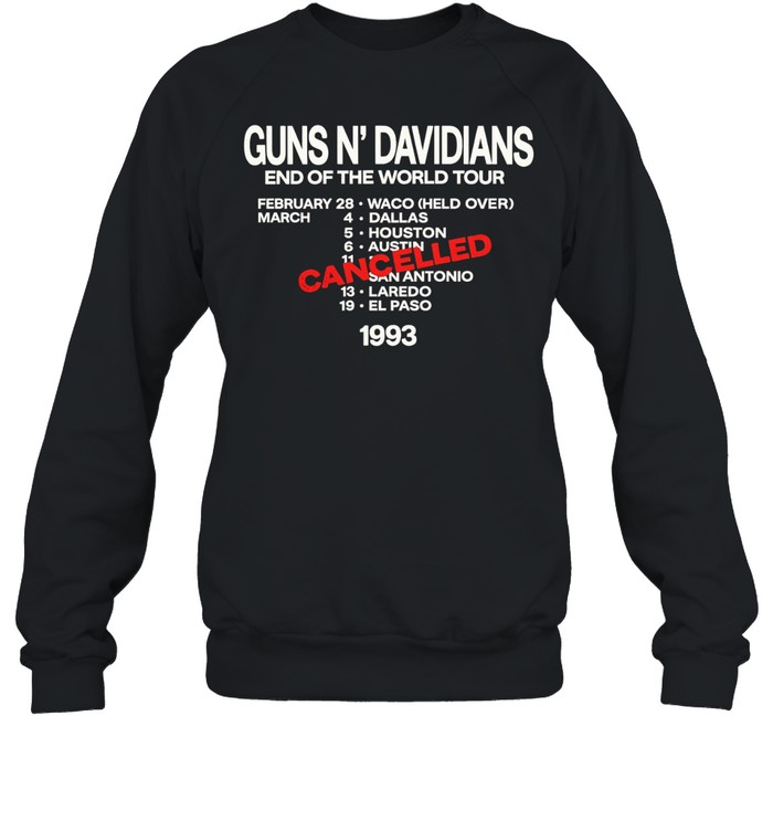Guns N’ Davidians End of the World Tour 1993 Bootleg Sweatshirt