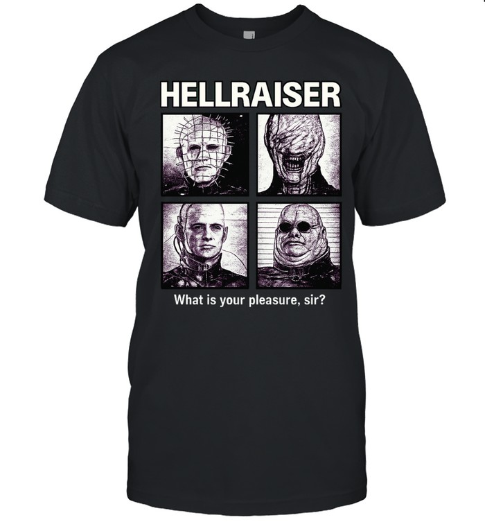 Hellraiser What Is Your Pleasure Sir Horror Movie Collage Unisex T-Shirt