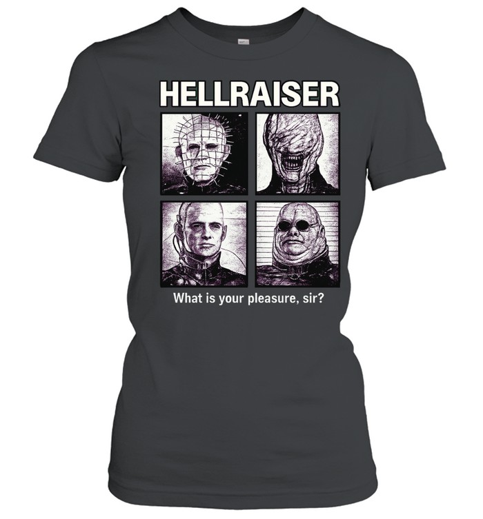 Hellraiser What Is Your Pleasure Sir Horror Movie Collage Women T-Shirt