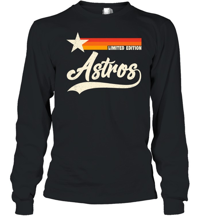 Houston Astros limited edition retro Long Sleeve Tee