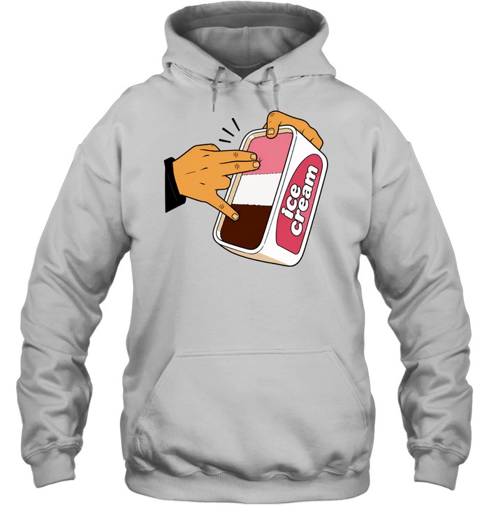 Ice Cream Fingers Dessert Food Hoodie