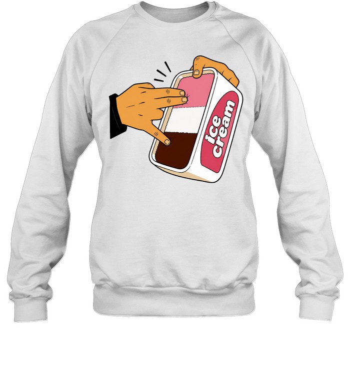 Ice Cream Fingers Dessert Food Sweatshirt