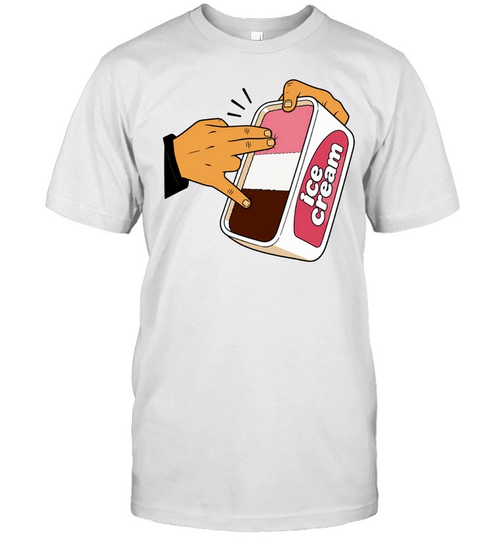 Ice Cream Fingers Dessert Food Unisex T-Shirt
