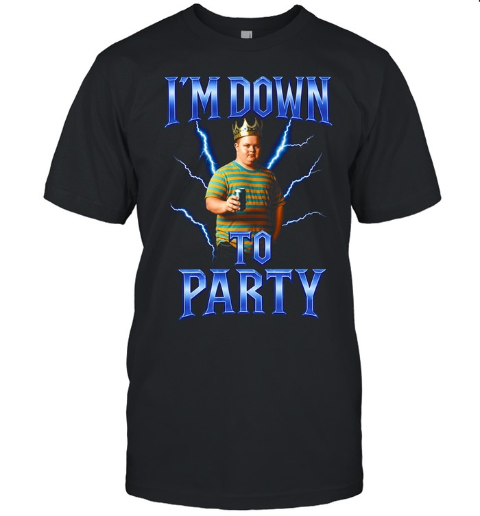 I’m Down to Party king lightning Down syndrome graphic meme Unisex T-Shirt