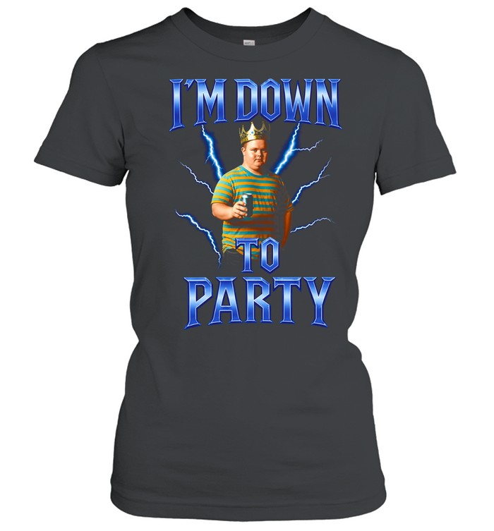 I’m Down to Party king lightning Down syndrome graphic meme Women T-Shirt