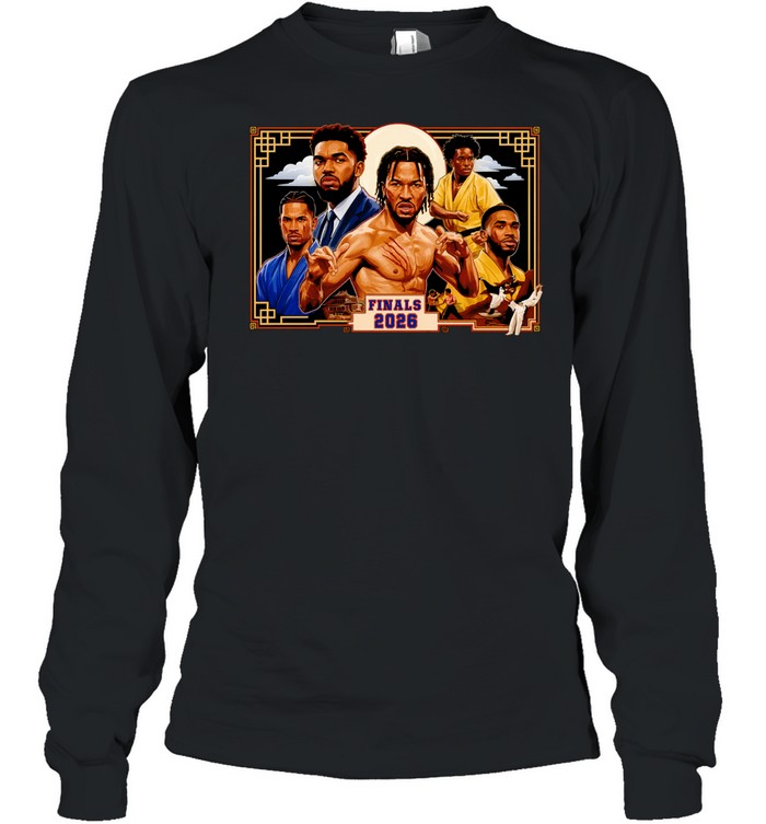 Jalen Brunson Josh Hart New York Knicks Basketball Enter Garden Knicks Final 2026 Long Sleeve Tee