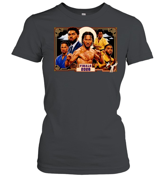 Jalen Brunson Josh Hart New York Knicks Basketball Enter Garden Knicks Final 2026 Women T-Shirt