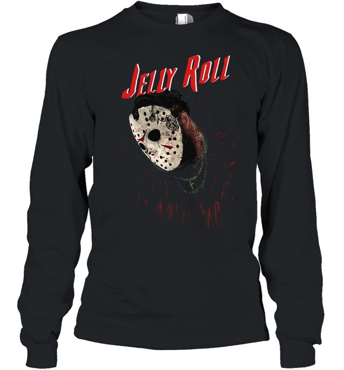 Jason Voorhees Jelly Roll Halloween Long Sleeve Tee