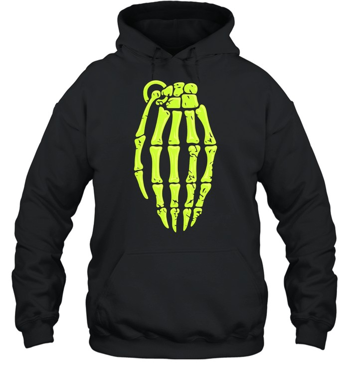 Jesse Pinkman Breaking Bad wearing skeleton grenade Hoodie