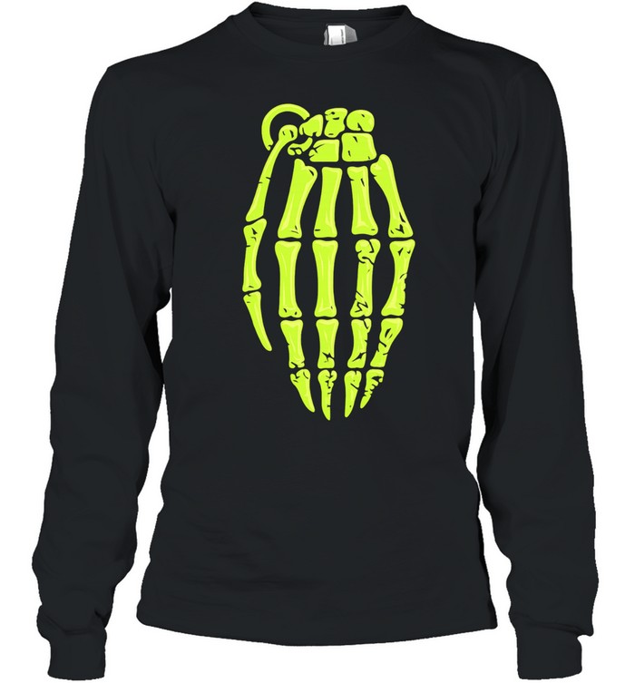 Jesse Pinkman Breaking Bad wearing skeleton grenade Long Sleeve Tee