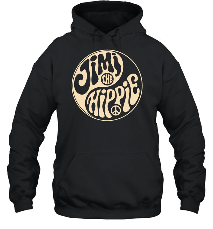 Jimi The Flying Hippie Yin and Yang vintage Hoodie