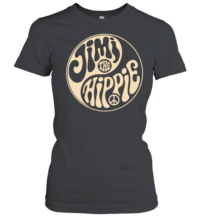 Jimi The Flying Hippie Yin and Yang vintage Women T-Shirt