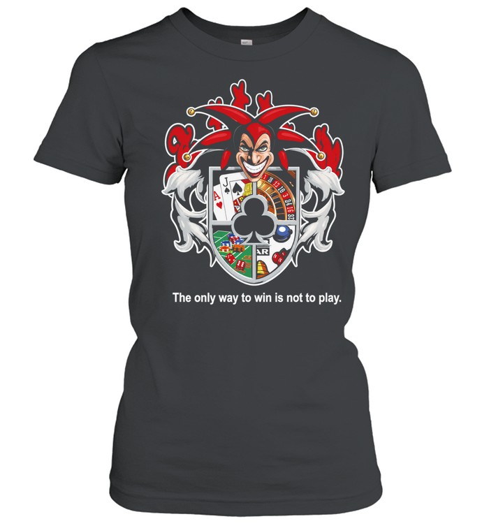 Joker the only way to win is not to play Women T-Shirt