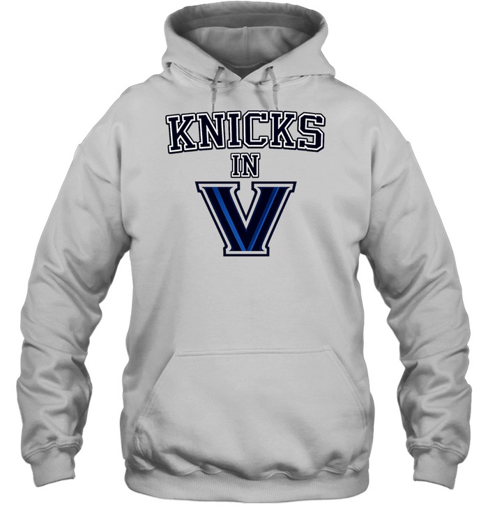 Knicks In V Villanova New York Knicks Basketball 2026 parody logo Hoodie